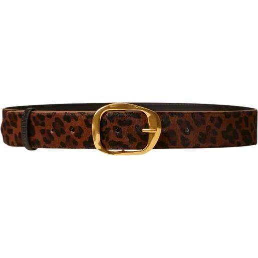 TWINSET cintura in pelle animalier