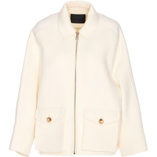 LIU JO giacca con zip - bianco