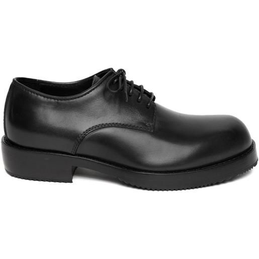 DRIES VAN NOTEN derby stringate in pelle - nero