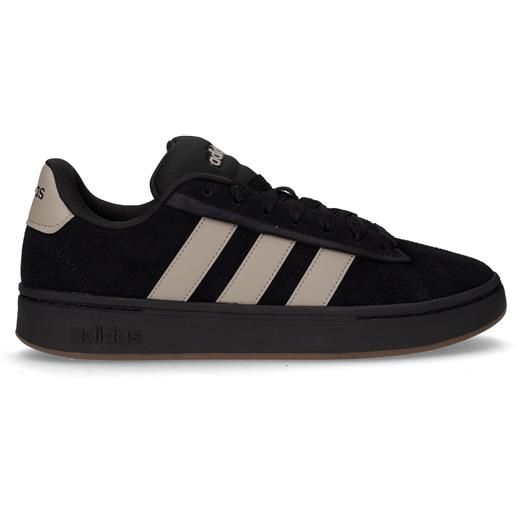ADIDAS grand court alpha 00s sneaker in pelle nero - uomo - nero
