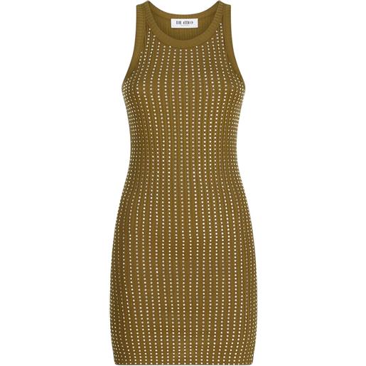 The Attico abito midi con decorazione - verde