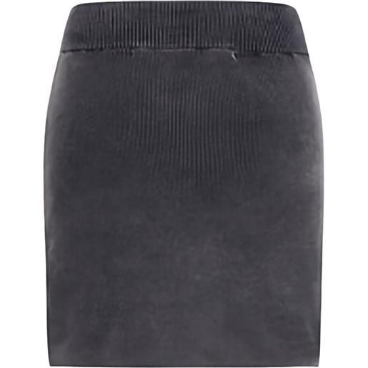 Alexander Wang gonna con logo goffrato - nero