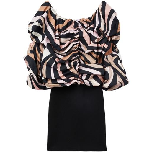PUCCI abito con maniche a palloncino - nero