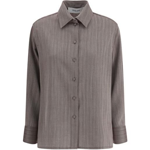 Golden Goose camicia con abbottonatura - marrone