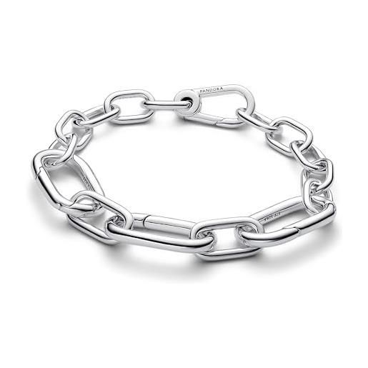 PANDORA bracciale a maglia in argento sterling, collezione me, lunghezza 16 cm, 593854c00-2