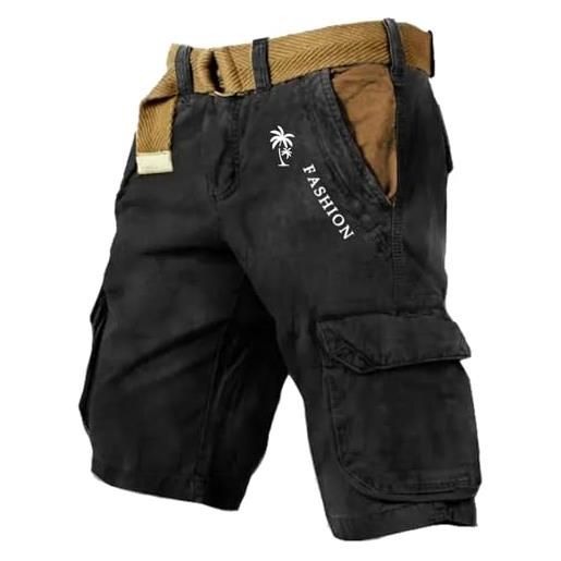 Cargo Moto Confezione Da Pantaloncini Di Jeans Leggeri Da Uomo