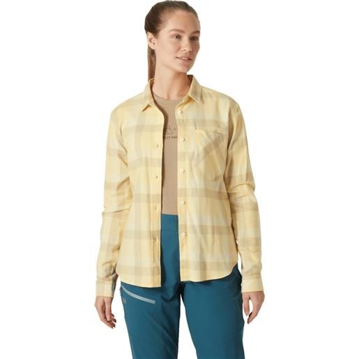 HELLY HANSEN w lokka flannel ls sht maglia outdoor donna
