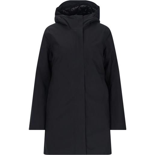 K-Way parka con cappuccio - nero