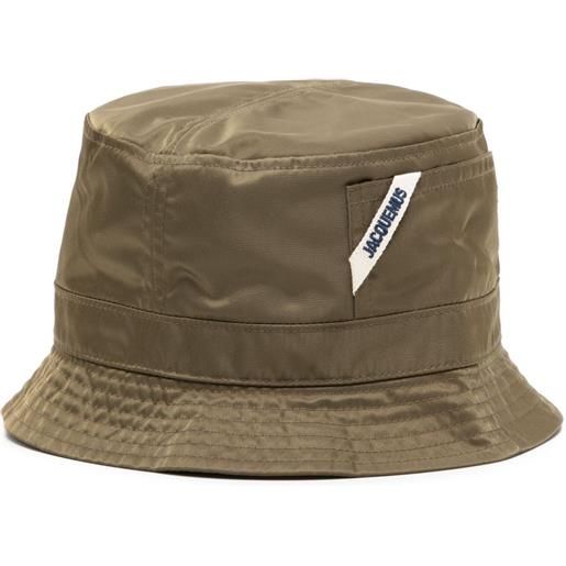 Jacquemus cappello bucket le bob ovalie - verde