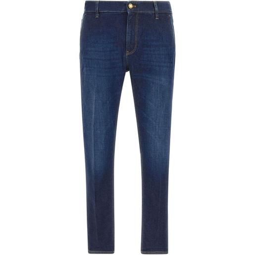 PT Torino jeans con applicazione - blu