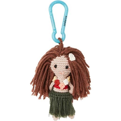 Alanui portachiavi hoola girl amigurumi - verde