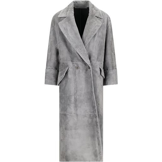 Salvatore Santoro cappotto doppiopetto - grigio