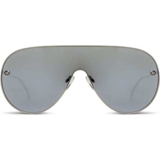 Alexander McQueen Eyewear occhiali da sole oversize - argento