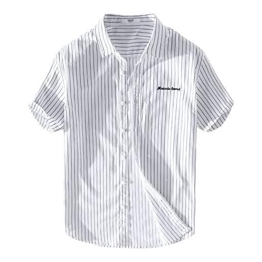 Camicie da uomo personalizzate in cotone Guayabera Slim Fit Casual con bottone a