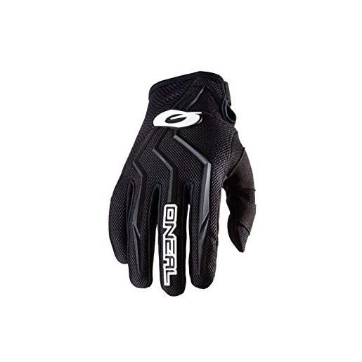 O'NEAL | guanti bike & motocross | mx mtb mountain bike enduro motorcycle | secure fit, imbottitura ergonomica, tpr strips | element glove | adulto | nero | taglia m