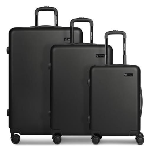 SMARTBOX Valigie Rigide Set 3 Pezzi | Trolley Leggeri Con Serratura TSA, Ruote Girevoli 360&deg;