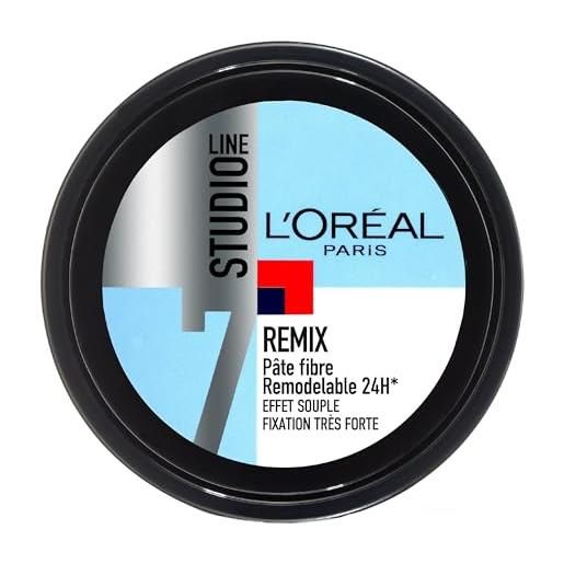 Studio Line l'oréal paris Studio Line remix pulp fibre effetto remodelable 24 fissazione molto forte - lotto di 2