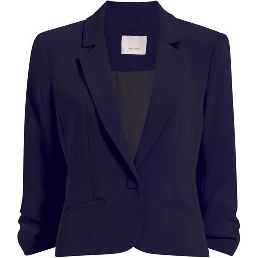 Cinq A Sept blazer con maniche a 3/4 - blu