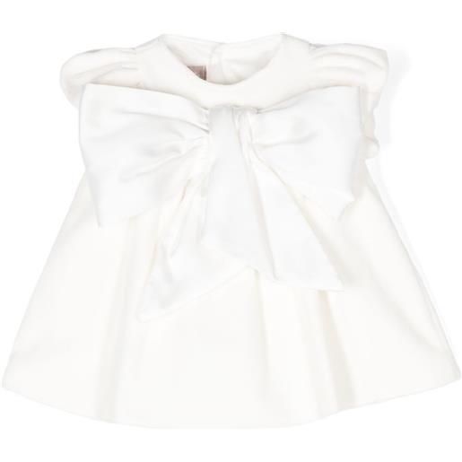 La Stupenderia abito con fiocco - bianco