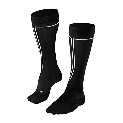 FALKE ru compression energy w kh filo funzionale con compressione 1 paio, calzini da corsa donna, nero (black 3003) - circonferenza polpaccio w2, 35-38