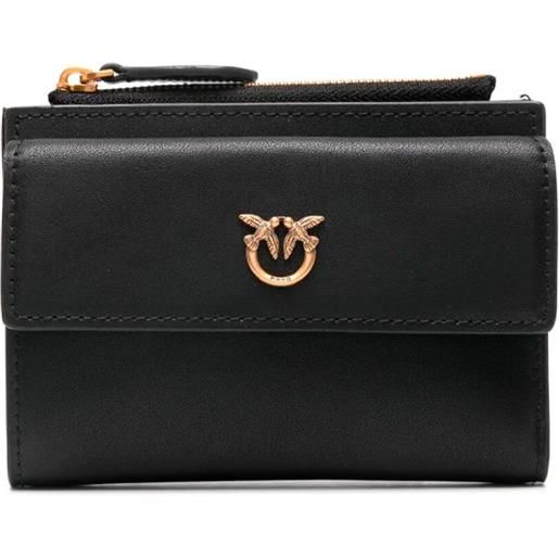 Pinko small wallet in leather with logo