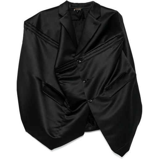 Comme Des Garçons gilet destrutturato - nero