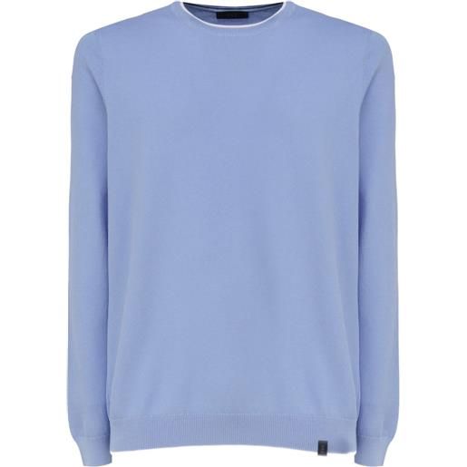 Fay maglione in cotone - blu