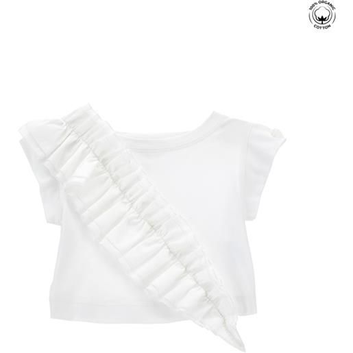 Monnalisa top con maxi rouche