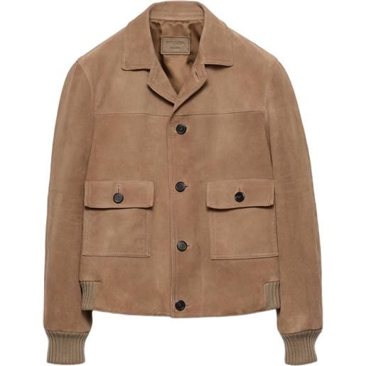 Prada giacca con tasche - toni neutri