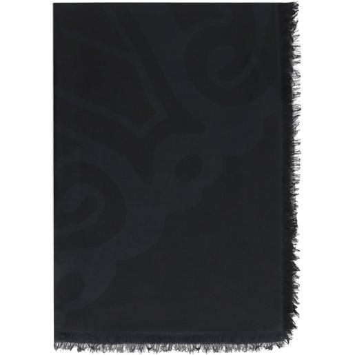 Max Mara stola eguale con stampa astratta - nero