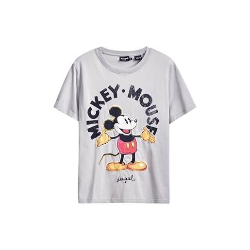 Desigual ts_mickey mouse, 2001 neutral gray, l