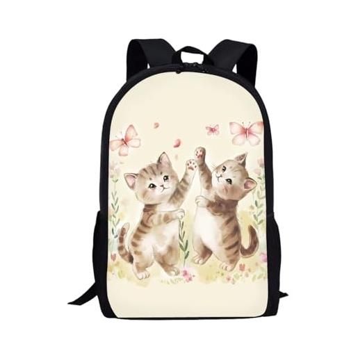 Borsa A Tracolla Gatto Cartoon SCOFY - Zaino In Pelle PU Per Donna - Foto 2