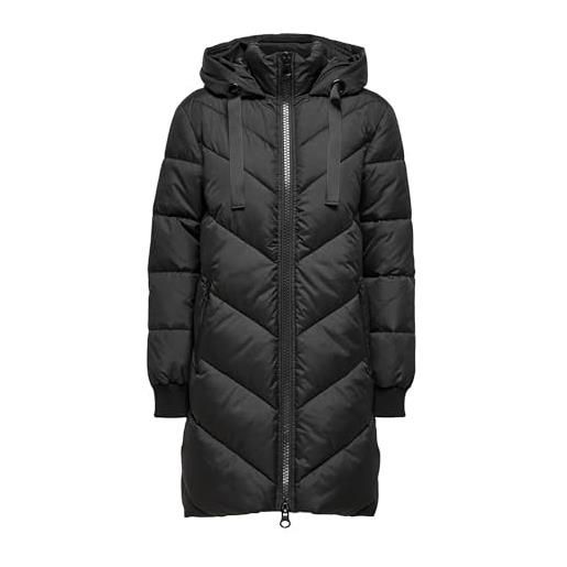 JDY jacqueline de yong giacca da donna jdyskylar padded hood jacket otw noos, notte foresta, l