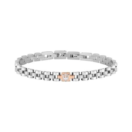 JOOP! Bracciale Donna In Argento Sterling 925 E Acciaio Inossidabile Con Zirconi – Larghezza 12 Mm – Regalo In Confezione Originale