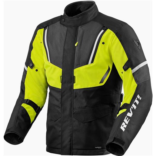 Revit giacca move h2o- nero-giallo neon regular | rev'it
