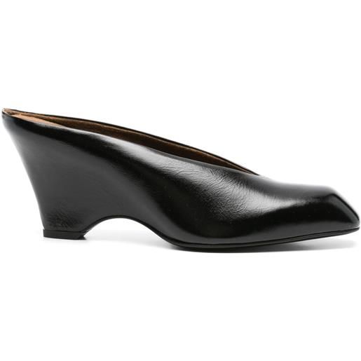 KHAITE mules con zeppa - nero
