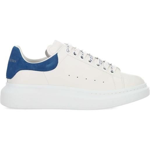 Alexander McQueen sneakers oversize in pelle - bianco
