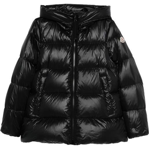 Moncler piumino con cappuccio - nero