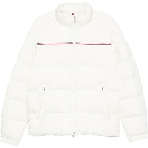 Moncler giacca con dettaglio a righe - toni neutri