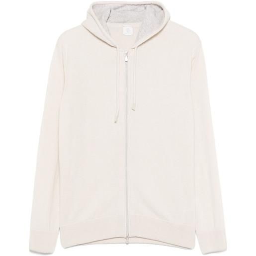 Eleventy cardigan con zip - toni neutri