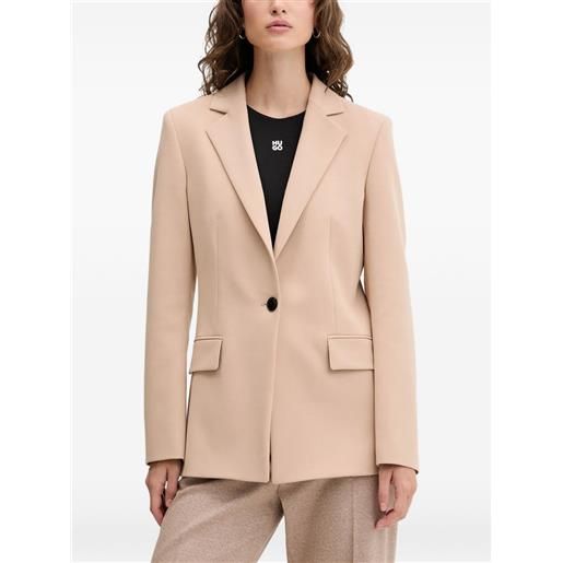 HUGO blazer con revers a lancia - toni neutri