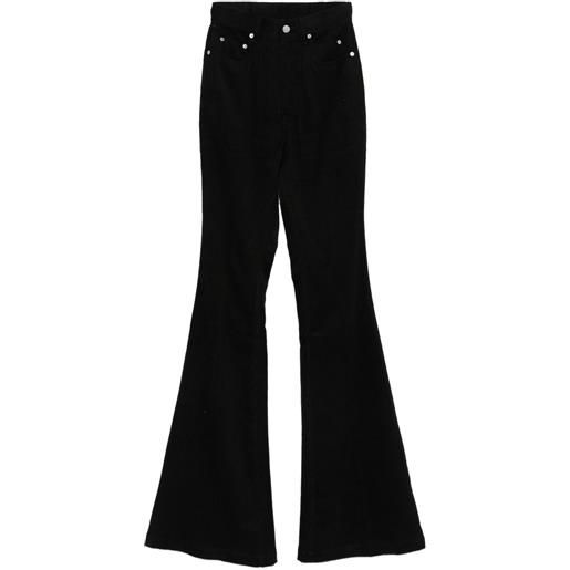 Rick Owens jeans svasati - nero