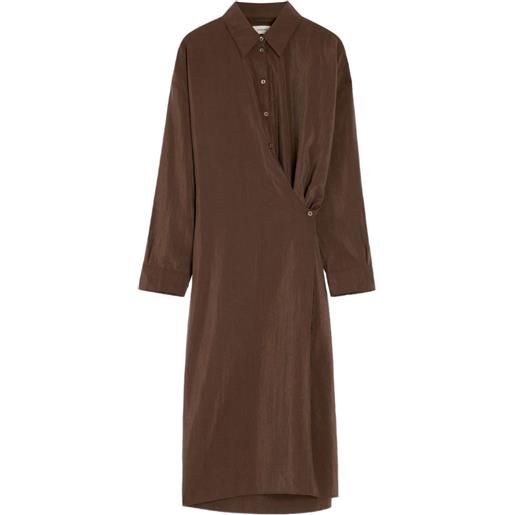 LEMAIRE chemisier midi - marrone