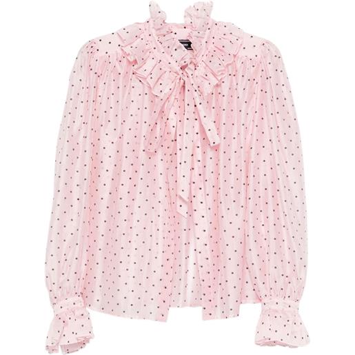 STYLAND blusa a pois - rosa