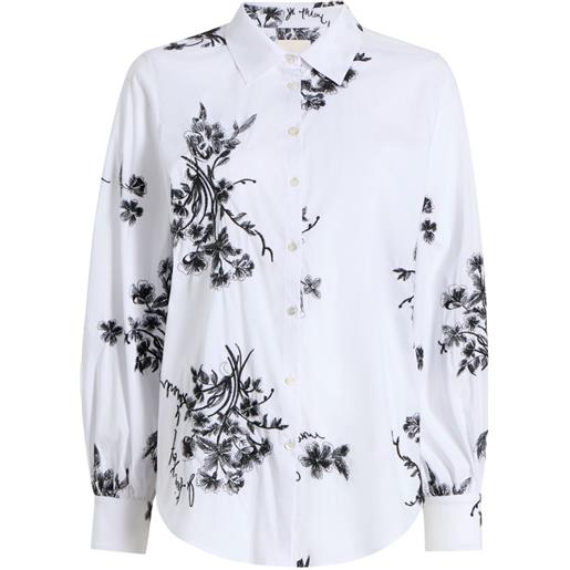 Cinq A Sept top a fiori - bianco