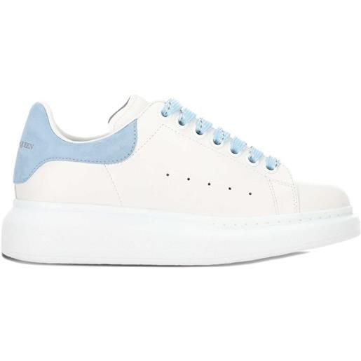 Alexander McQueen sneakers oversize in pelle - bianco