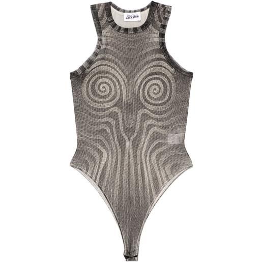 Jean Paul Gaultier body spiral - nero