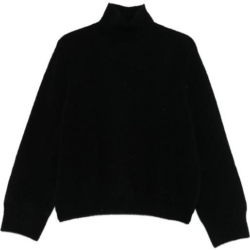 Allude maglione a collo alto - nero