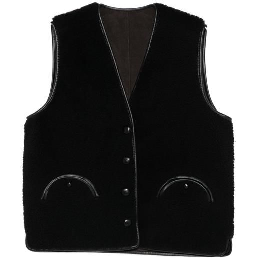 Blazé Milano gilet con bottoni - marrone