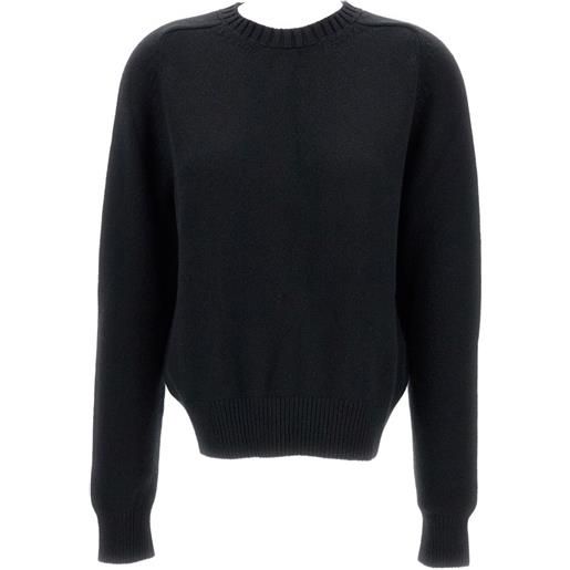 KHAITE maglione girocollo in cashmere - nero